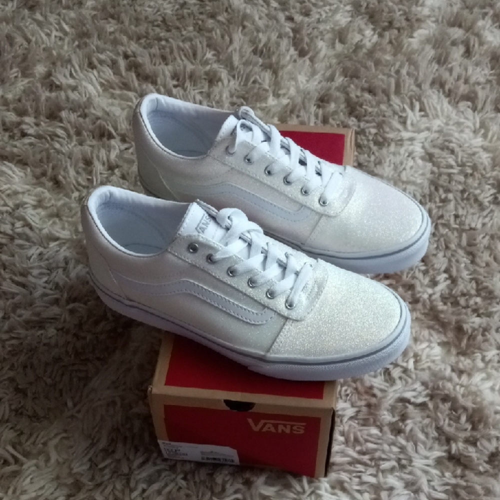 Vans Sparkling White Sneakers